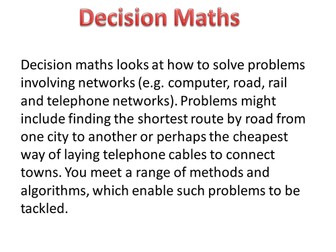 Prims and Kruskals algorithm - minimum connector trees chapter 1 AQA