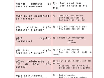 Que hiciste en tus vacaciones de Navidad