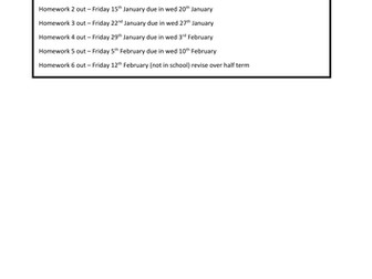 Homework book for year 11 Business Communications GCSE