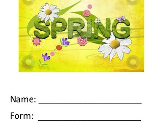 Homework Booklet for Middle Set year 9 (Spring term 1)