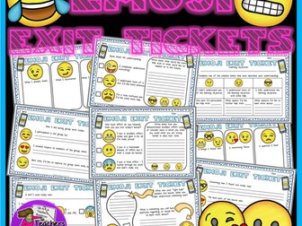 Emoji Exit Tickets