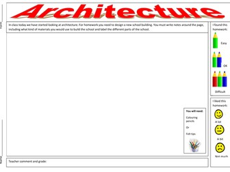 Buildings / architecture Homework