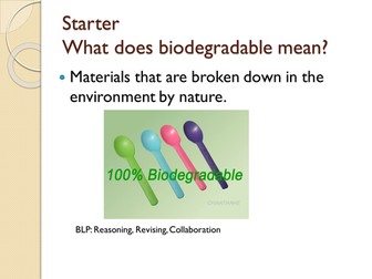 Lesson on Life Cycle Assessment.