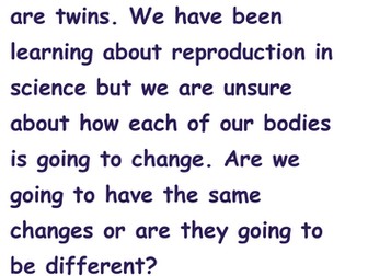 Puberty agony aunt magazine articles