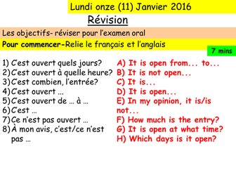 Role play Year 8 speaking Studio 2 Module 2 Assessment