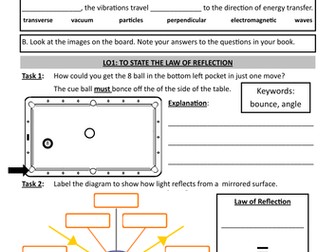 The Behavior Of Light Worksheet Answers - Escolagersonalvesgui