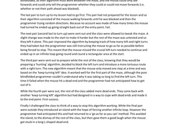 D1 maze solving lesson