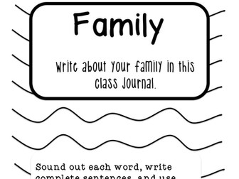 Class Journals for work on writing