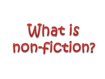 Non chronological reporrts- animals