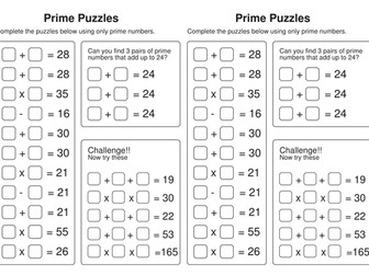 Prime Puzzles