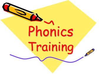 Phonics training for staff