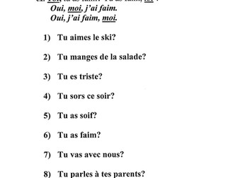 Daily Oral Exercises