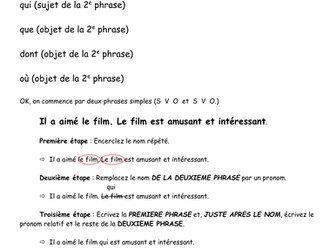 Relative Pronoun Presentation and Worksheet
