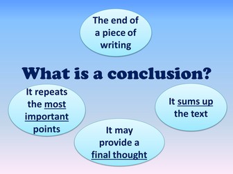 What Is A Conclusion