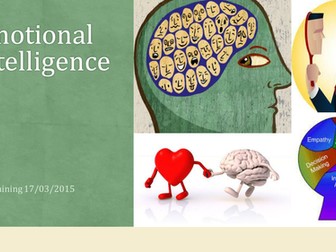 Teacher training resource for looking at emotional intelligence and its role in our proffession