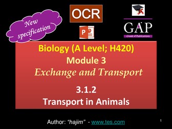  OCR (A Level; H420) - 3.1.2 Transport in Animals - 1st Assessment 2017 - pptx