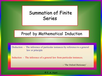 Proof by Mathematical Induction