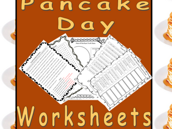  Pancake Day Worksheets