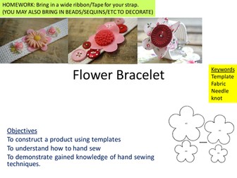 Flower bracelet KS3