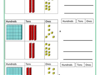 Year 2 Addition Resources- Extended Column Method