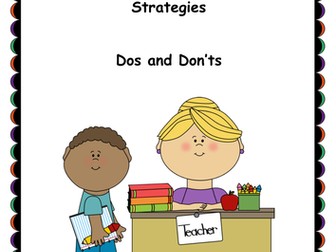 Behaviour Management Strategies for the Classroom 
