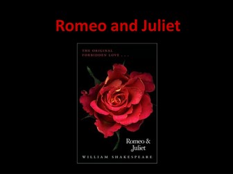 William Shakespeare Romeo and Juliet 