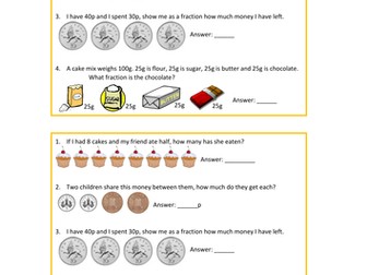 Fraction Word Problems
