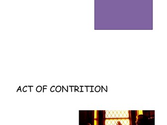 Sacrament of Penance (Words,Actions and symbols)