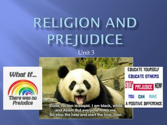 GCSE Life Issues Revision: Prejudice