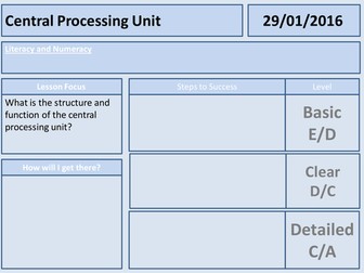 The Central Processing Unit