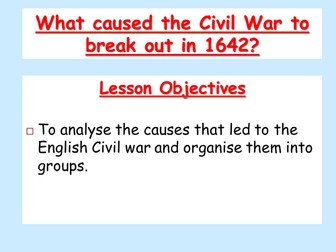 Causes of the English Civil War