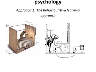 AQA A Psychology 2015 specification Behaviourist and Social Learning Theory booklet 