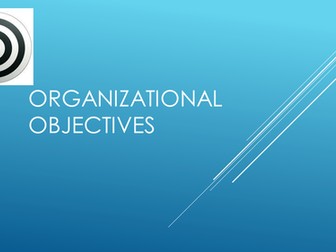 Organisational Objectives