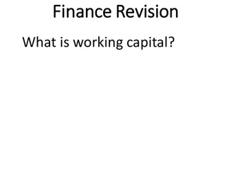 IGCSE Business: Finance revision quiz 