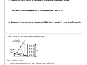 AQA P2.2 - Forces - Terminal velocity 