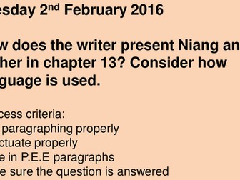 Chinese Cinderella SOW