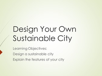 Design your own sustainable city.