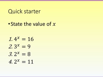 Core 2 Exponentials and logarithms introduction and solving equations 