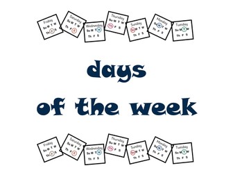 Days of the Week Activity Pack