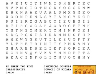 The Nicene Creed Word Search 