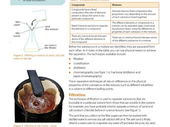 C1.3 SEPARATION TECHNIQUES - NEW AQA GCSE SCIENCE (2016)