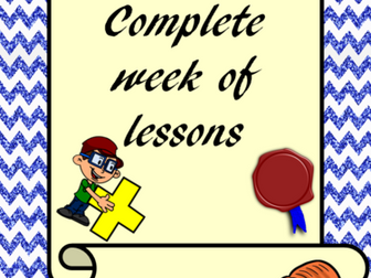 Fractions  - Complete Week of Lessons