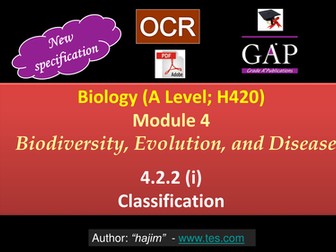 OCR (A Level; H420) - 4.2.2 (i) Classification - 1st Assessment 2017 - pdf