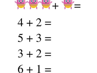 Easter addition, subtraction and sharing activities