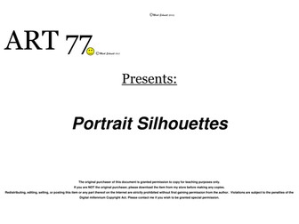 Portraiture through Silhouettes