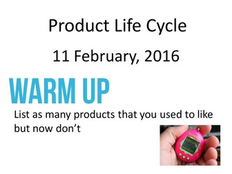 3.03 Product Life Cycle - Edexcel GCSE Business Studies 
