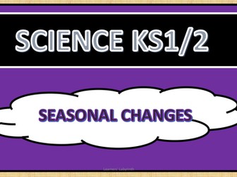 KS1 Science - Seasonal Changes