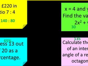 Forming and Solving Quadratic Equations