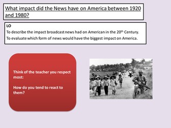 What impact did the News have on America? (In Search of the American Dream)