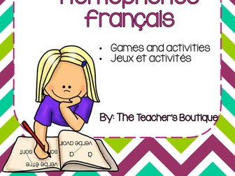 French Homophones français